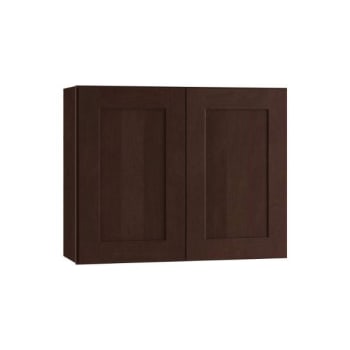 Image for Newport 30 In. W X 12 In. D X 24 In. H Assembled Plywood Wall Bridge Kitchen Cabinet In Manganite With Soft Close from HD Supply