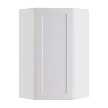 Image for Newport Pacific White Plywood Shaker Assembled Angle Corner Kitchen Cabinet Sft Cls L 24 In W X 12 In D X 42 In H from HD Supply