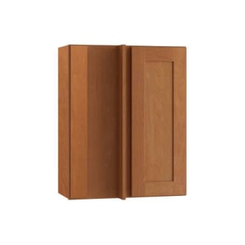Image for Newport 24 In. W X 12 In. D X 30 In. H Assembled Plywood Blind Wall Kitchen Cabinet In Cinnamon With Soft Close LH from HD Supply