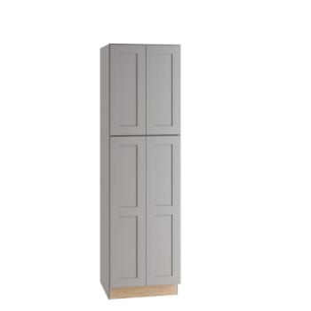 Image for Newport 24 In. W X 24 In. D X 84 In. H Assembled Plywood Pantry Kitchen Cabinet In Pearl Gray With Soft Close from HD Supply
