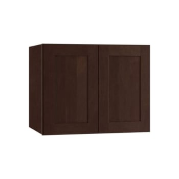 Image for Newport 36 In. W X 24 In. D X 24 In. H Assembled Plywood Wall Bridge Kitchen Cabinet In Manganite With Soft Close from HD Supply