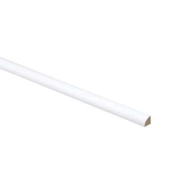 Ideal Cabinetry Nantucket Assembled 96x0.75x0.75 Quarter Round Molding,white