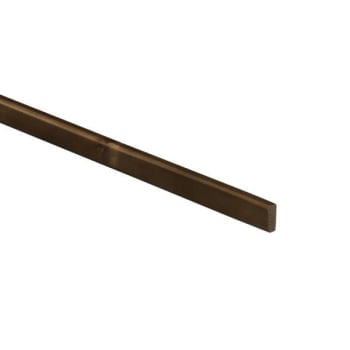Ideal Cabinetry Fulton Assembled 96 X 0.25 X 0.75 In. Batten Molding In Mocha
