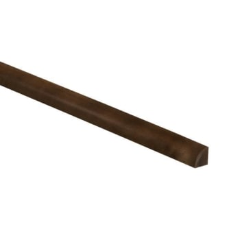 Ideal Cabinetry Fulton Assembled 96 X 0.75 X 0.75 Quarter Round Molding, Mocha