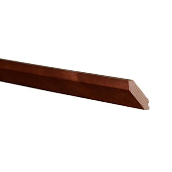 Ideal Cabinetry Fulton Assembled 96 X 2.625 X 0.75 Angle Crown Molding In Mocha