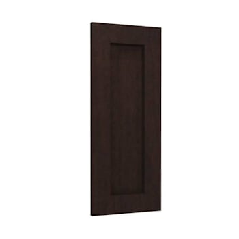 Ideal Cabinetry Fulton Assembled 12 X 42 X 0.75 Matching Wall End Panel, Mocha