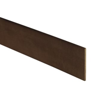 Ideal Cabinetry Fulton Assembled 96 X 4.5 X 0.125 In. Matching Toe Kick In Mocha