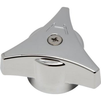 Image for Replacement For Union Brass Hot Shower Handle Chrome Finish 1-1/4" Height from HD Supply