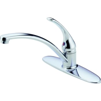 Delta® Foundations™ 1-Handle Kitchen Faucet w/ 1.8 GPM in Chrome