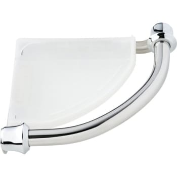 Image for Delta Traditional Chrome Corner Shelf With Assist Bar from HD Supply