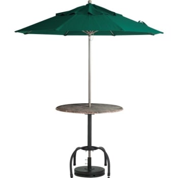 Grosfillex 9' Windmaster Umbrella Forest Green