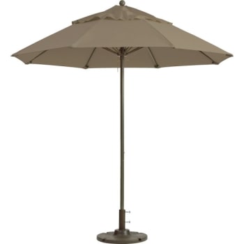 Grosfillex 7-1/2' Windmaster Umbrella Taupe