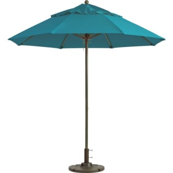 Grosfillex 7-1/2' Windmaster Umbrella Turquoise