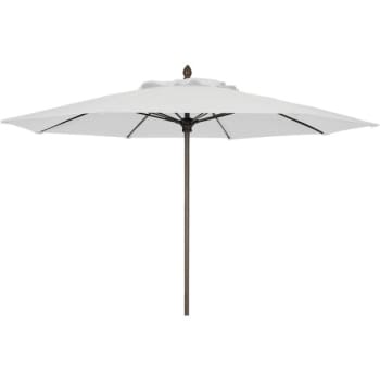 Fiberbuilt Umbrellas 9' Lucaya Wind Resistant Patio Umbrella, Natural White