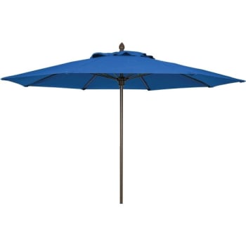 Image for Fiberbuilt Umbrellas 9' Lucaya Wind Resistant Patio Umbrella, Pacific Blue from HD Supply