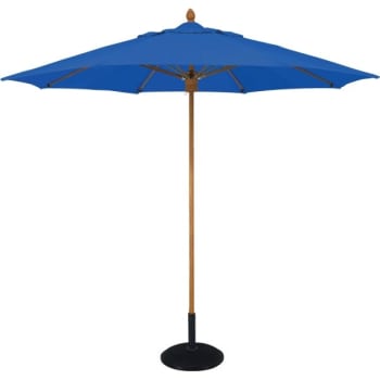 Image for Fiberbuilt Umbrellas 9' Bridgewater Contract Patio Umbrella, Pacific Blue from HD Supply
