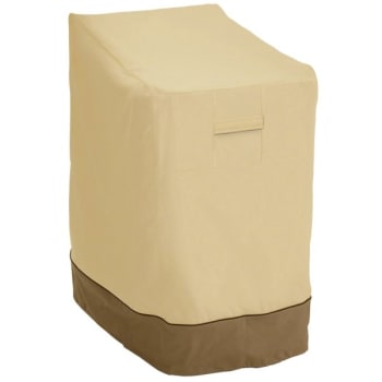 Image for Veranda Stackable Chair Cover Pebble Bark Earth from HD Supply