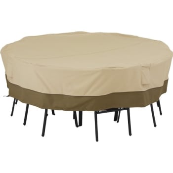 Image for Veranda Square Table And Chair Cover Large Pebble Bark Earth from HD Supply