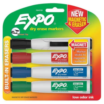 Image for Expo® Multi-Color Chisel Tip Magnetic Dry Erase Marker Set, Box Of 8 from HD Supply