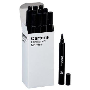 Avery® Black Carter's Chisel Tip Permanent Marker Package Of 48