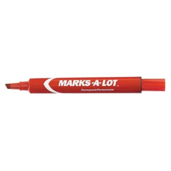 Image for Avery® Red Marks-A-Lot Chisel Tip Permanent Marker Package Of 12 from HD Supply