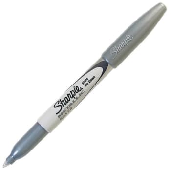 Image for Sharpie® Silver Metallic Permanent Marker, Package Of 12 from HD Supply