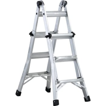 Image for Louisville Ladder® L-2098 13 Ft. 300 Lb. Aluminum 12-Step Multipurpose Ladder from HD Supply