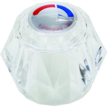 Image for Delta Replacement For Delta/peerless Hot/cold Shower Handle Clear 2-1/2" from HD Supply