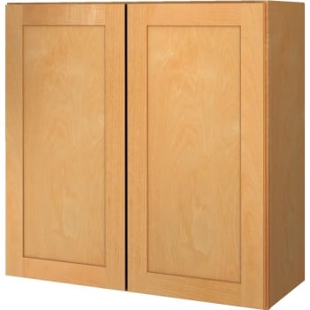 Seasons 30w X 36h X 12d Toffee Shaker Wall Cabinet Hd Supply