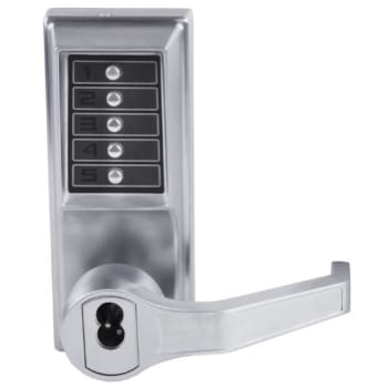 Image for dormakaba Mortise Combination Left Hand Reverse Lever Lock (Satin Chrome) from HD Supply