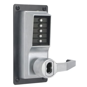 Image for Dormakaba Exit Trim Lever Lock, Corbin Russwin 6-Pin Lfic Prep, Satin Chrome from HD Supply