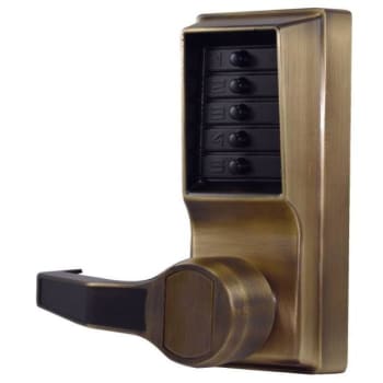Image for dormakaba Cylindrical Lever Lock, Antique Brass, Combination Entry Only from HD Supply