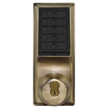dormakaba Cylindrical Knob Lock, Schlage Fsic Prep, Antique Brass