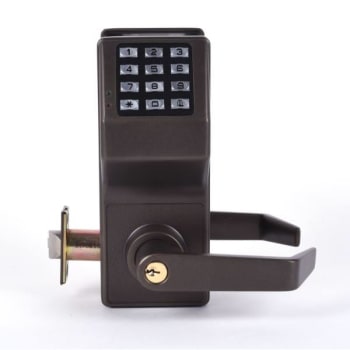 Alarm Lock Trilogy® DL5200 Double Sided Pushbutton Cylindrical Door Lock, 2.75" Backset, Grade 1