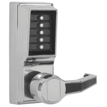 Image for Dormakaba Cylindrical Lever Lock, Combination Entry Only, Bright Chrome from HD Supply