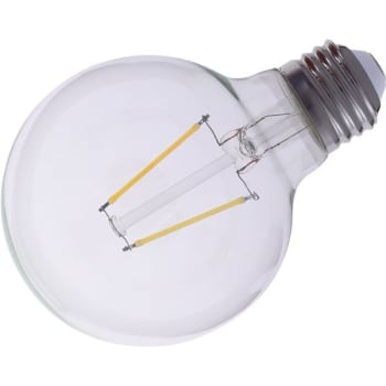 Image for Maintenance Warehouse® 3W LED 40W Replacement G25 Filament Bulb Dimmable 2700K 350 Lumens Package of 4 from HD Supply
