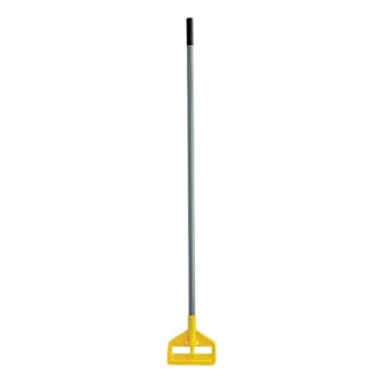 Rubbermaid Commercial Invader 54 In. Fiberglass Wet Mop Handle, Yellow, 12-Pack