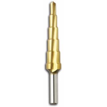 Image for Bosch 3/16 Inch To 1/2 Inch Titanium-Coated Step Drill Bit from HD Supply