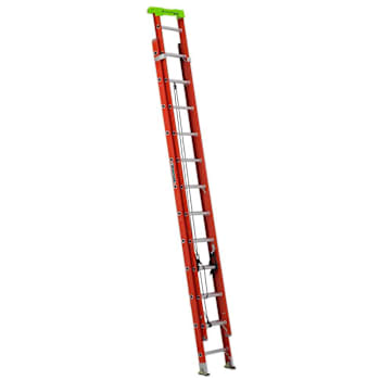 Louisville Ladder 24 Ft. Fiberglass Extension Ladder With Protop Type 1A