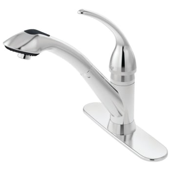 Image for Symmons Vella Chrome Single Handle Kitchen Faucet 1.5 GPM from HD Supply