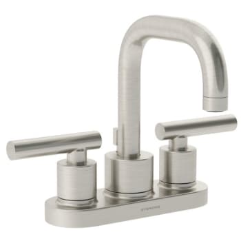 Symmons Dia Satin Nickel Two Handle Bathroom Faucet With Pop-Up 1.5 GPM