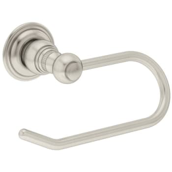 Image for Symmons Carrington Wall Mounted Toilet Paper Holder, Satin Nickel Finish from HD Supply