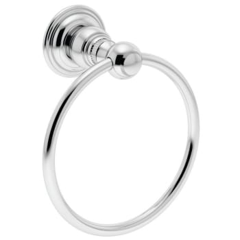 Image for Symmons Carrington Wall Mounted Towel Ring, Chrome Finish from HD Supply