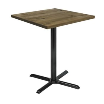 Image for Kfi Seating Urban Loft 30w Square Vintage Wood Bistro Table, Natural from HD Supply