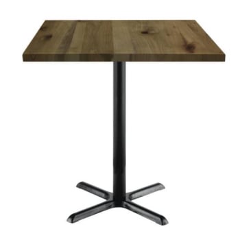 Image for Kfi Seating Urban Loft 36w Square Vintage Wood Break Room Table, Natural from HD Supply