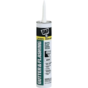 Image for DAP 10 Oz Butyl-Flex Gutter and Flashing Sealant (White) (12-Case) from HD Supply