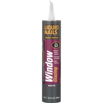 Image for Liquid Nails GC-17 10 oz. White Liquid Nails Seal Glazing, Case Of 12 from HD Supply