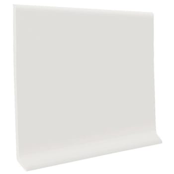 Image for Roppe Pinnacle Rubber 1/8" Cove Base 4"x4' White, Carton Of 30 from HD Supply