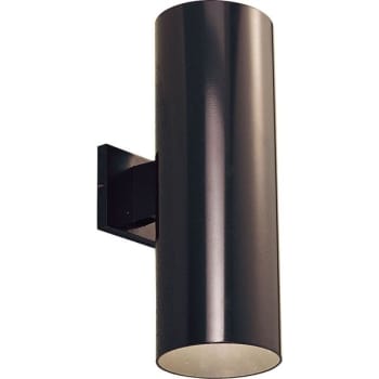 Image for Progress Lighting LED Cylinder Two-Light Antique Bronze Wall Fixture from HD Supply