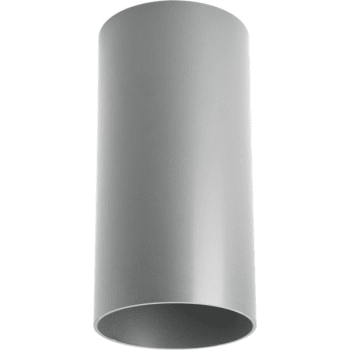 Image for Progress Lighting LED Cylinder 6 X 12 One-Light Metallic Gray Ceiling Fixture from HD Supply